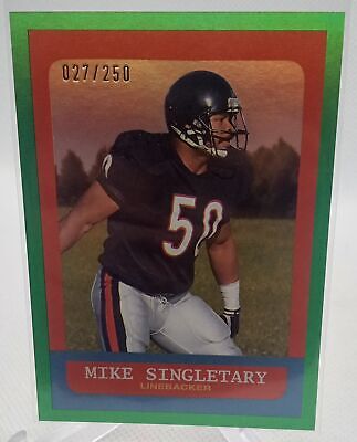 2023 Topps Composite #367 Mike Singletary Heritage/Gallery Green  Foil #/250