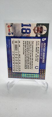 2000 Collector's Edge T3 #59 Peyton Manning HoloPlatinum #/500