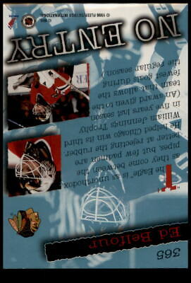 1995-96 Ultra Extra No Entry  #365 Ed Belfour