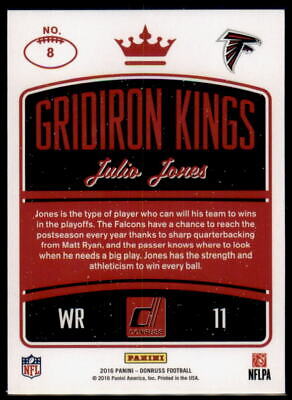 2016 Donruss #8 Julio Jones Gridiron Kings