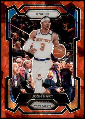 2023-24 Panini Prizm #260 Josh Hart Prizms Red Ice