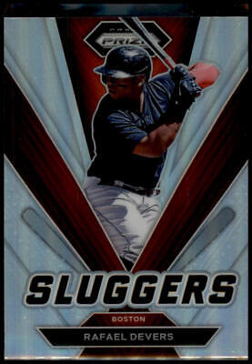 2022 Panini Prizm #SL-2 Rafael Devers Sluggers Silver Prizm