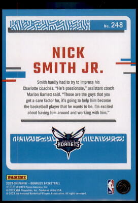 2023-24 Donruss #248 Nick Smith Jr. Choice Silver Rated Rookie