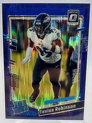 2023 Donruss Optic #208 Tavius Robinson Purple Shock Rated Rookie