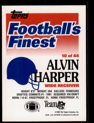 1992 Finest #10 Alvin Harper