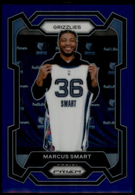 2023-24 Panini Prizm #62 Marcus Smart Prizms Blue #/199