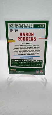 2023 Donruss Optic #148 Aaron Rodgers Orange #/249