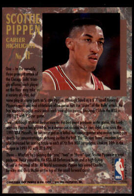 1992-93 Ultra #11 Scottie Pippen Scottie Pippen Career Highlights