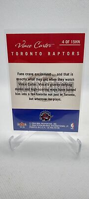 2004-05 Ultra #4 HN Vince Carter Hoop Nation