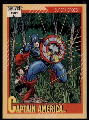 1991 Impel Marvel Universe II #54 Captain America