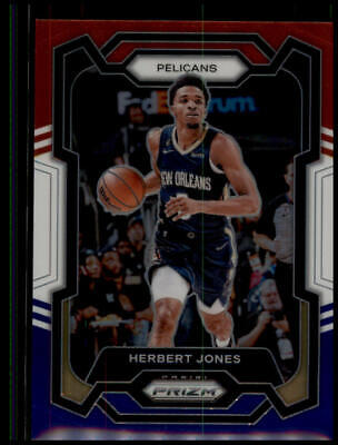 2023-24 Panini Prizm #250 Herbert Jones Prizms Red White and Blue