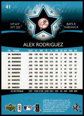 2006 Upper Deck Future Stars #41 Alex Rodriguez