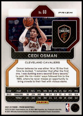 2021-22 Panini Prizm #60 Cedi Osman Green