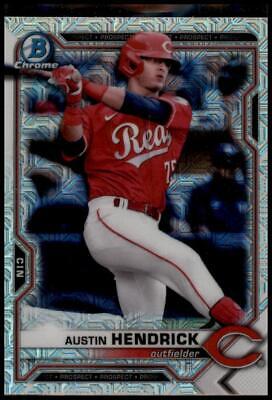 2021 Bowman Chrome #BCP-177b Austin Hendrick Prospects Mojo Refractor