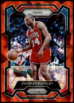 2023-24 Panini Prizm #180 Charles Barkley Prizms Red Ice