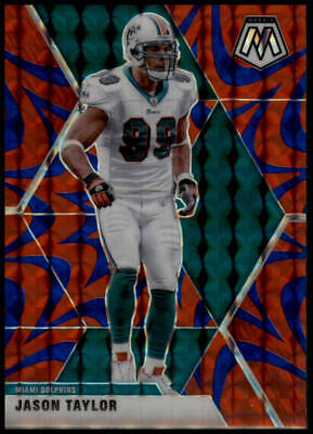 2020 Panini Mosaic #126 Jason Taylor Prizm Reactive Blue