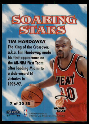 1997-98 Fleer #7SS Tim Hardaway Soaring Stars