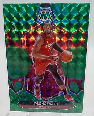 2023-24 Panini Mosaic #26 Bam Adebayo Green Prizm