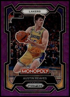 2023-24 Panini Prizm Monopoly #42 Austin Reaves Purple