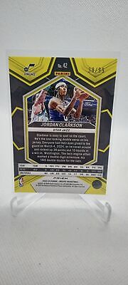 2023-24 Panini Mosaic #42 Jordan Clarkson Purple #/99