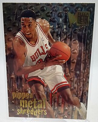 1996-97 Metal #145 Scottie Pippen Metal Shredders HOF