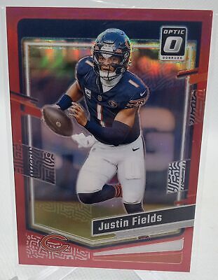 2023 Donruss Optic #36 Justin Fields Red #/99