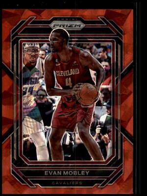 2022-23 Panini Prizm #81 Evan Mobley Prizms Red Ice