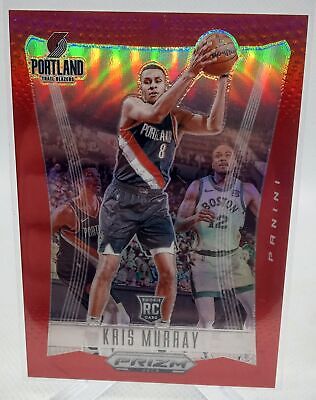 2023-24 Panini Prizm Deca #171 Kris Murray Base Prizms Red #/199 Rookie