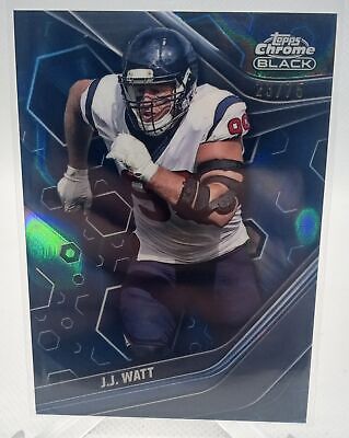 2023 Topps Composite #121 J.J. Watt Topps Chrome Black Blue Lava Refractor #/75