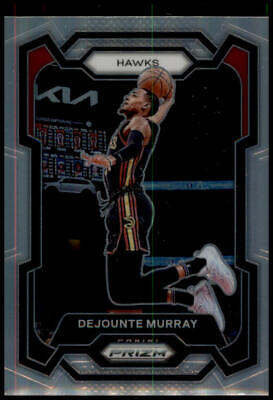 2023-24 Panini Prizm #112 Dejounte Murray Prizms Silver