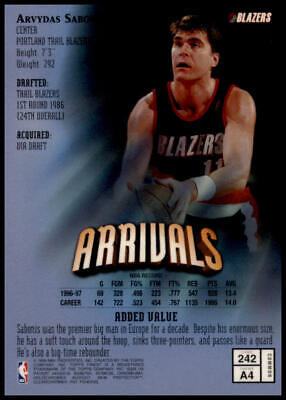 1997-98 Finest #242 Arvydas Sabonis