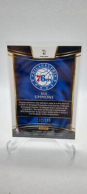 2018-19 Panini Select #41 Ben Simmons Red Prizms #/199