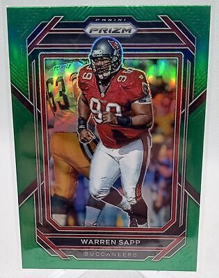 2022 Panini Prizm #282 Warren Sapp Green Prizm