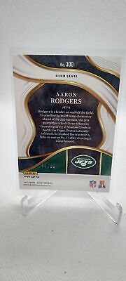 2023 Panini Select #300 Aaron Rodgers Blue Prizms #/99