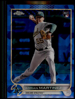 2022 Topps Chrome Update Sapphire Edition #US77 Adrian Martinez Rookie