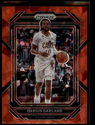 2022-23 Panini Prizm #75 Darius Garland Prizms Red Ice