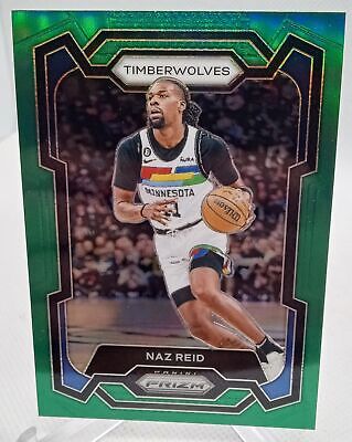 2023-24 Panini Prizm #204 Naz Reid Prizms Green