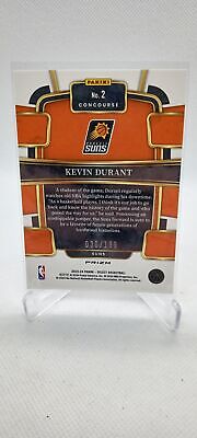 2023-24 Panini Select #2 Kevin Durant Red Prizms #/199