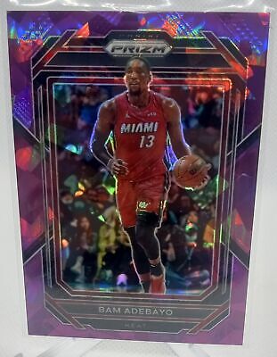 2022-23 Panini Prizm #155 Bam Adebayo Prizms Purple Ice #/149