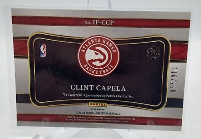 2021-22 Panini Select #IF-CCP Clint Capela In Flight Signatures #/299