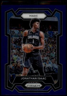 2023-24 Panini Prizm #288 Jonathan Isaac Prizms Blue #/199