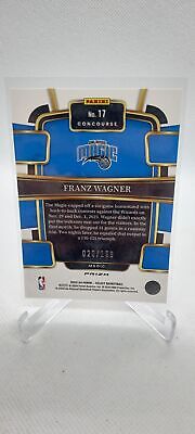 2023-24 Panini Select #17 Franz Wagner Red Prizms #/199