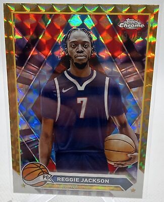 2023-24 Topps Chrome #168 Reggie Jackson Gold Refractors #/50