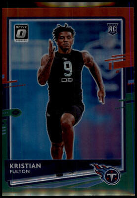 2020 Donruss #P-259 Kristian Fulton Optic Preview Red and Green