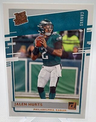 2020 Donruss #314 Jalen Hurts Rated Rookies Canvas