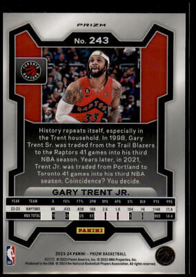 2023-24 Panini Prizm #243 Gary Trent Jr. Prizms Red Ice