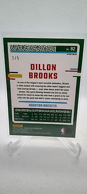 2023-24 Donruss Optic #82 Dillon Brooks Fast Break Neon Green #/5