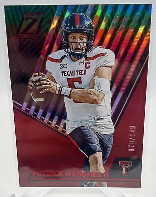 2023 Panini Chronicles Draft Picks #15 Patrick Mahomes II Zenith Red #/149