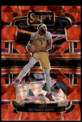 2023-24 Panini Select #20 Anthony Davis Red Cracked Ice Prizms