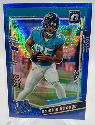 2023 Donruss Optic #251 Brenton Strange Blue Hyper Prizm Rated Rookie